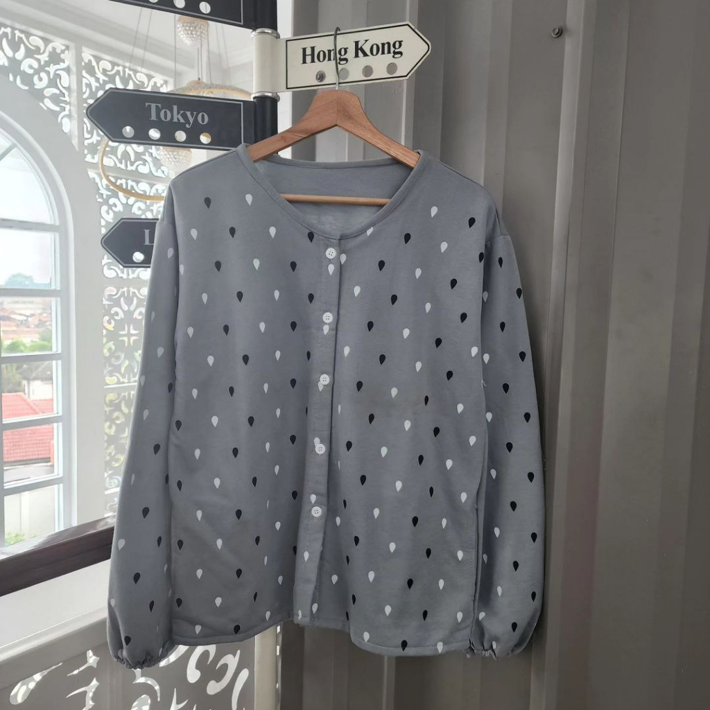 Nara Grosir - Rainy Dotty Outer | Outer Wanita