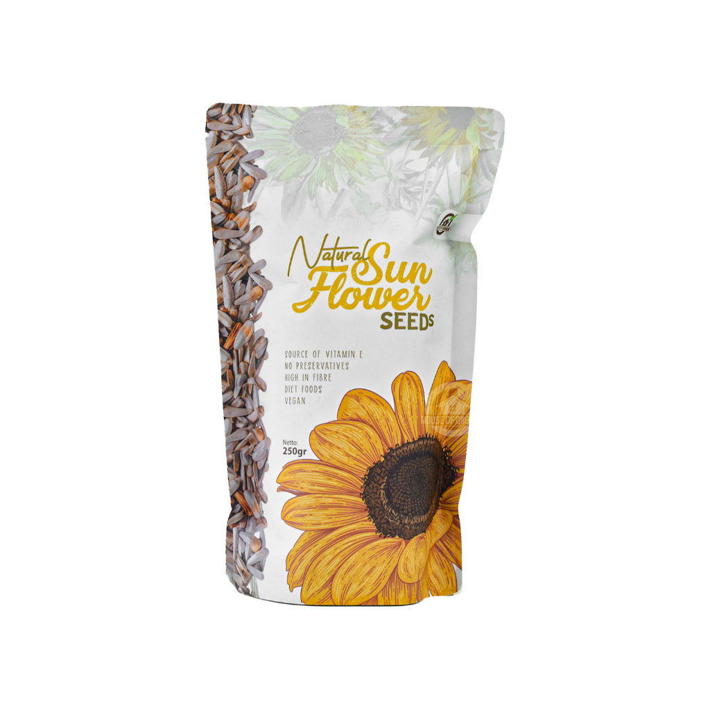 

Sunflower Seeds (Biji Bunga Matahari) atau Kuaci 250Gr