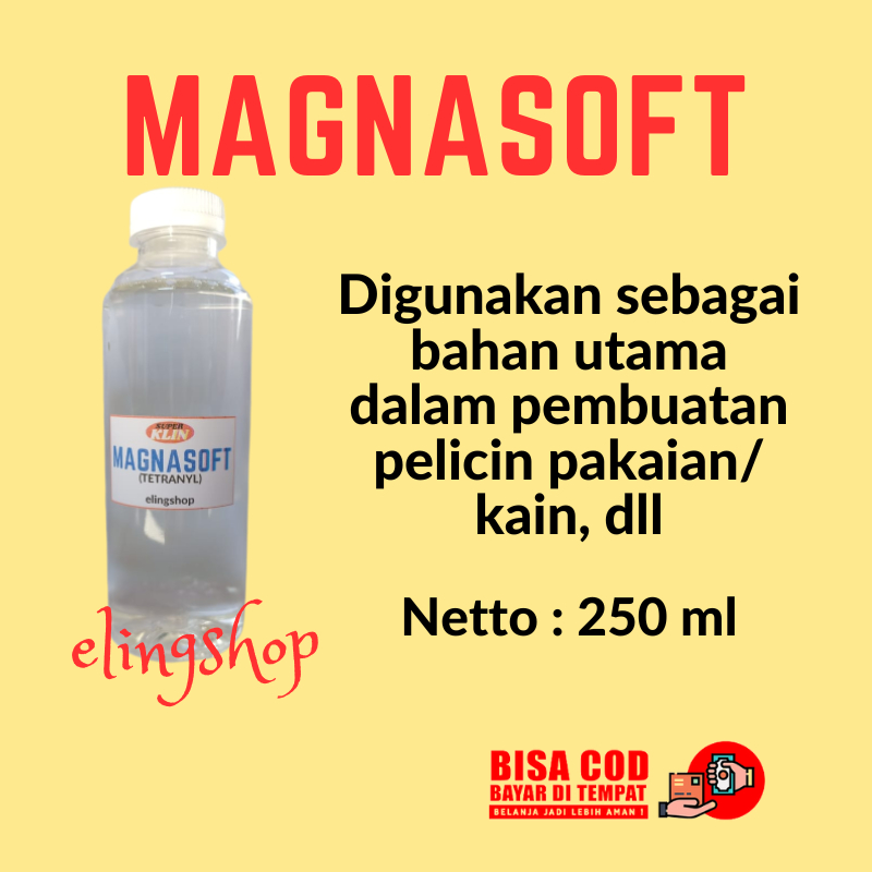 Magnasoft Magna Soft Pelicin Setrika Pakaian Baju Laundry Kemasan 250 ml