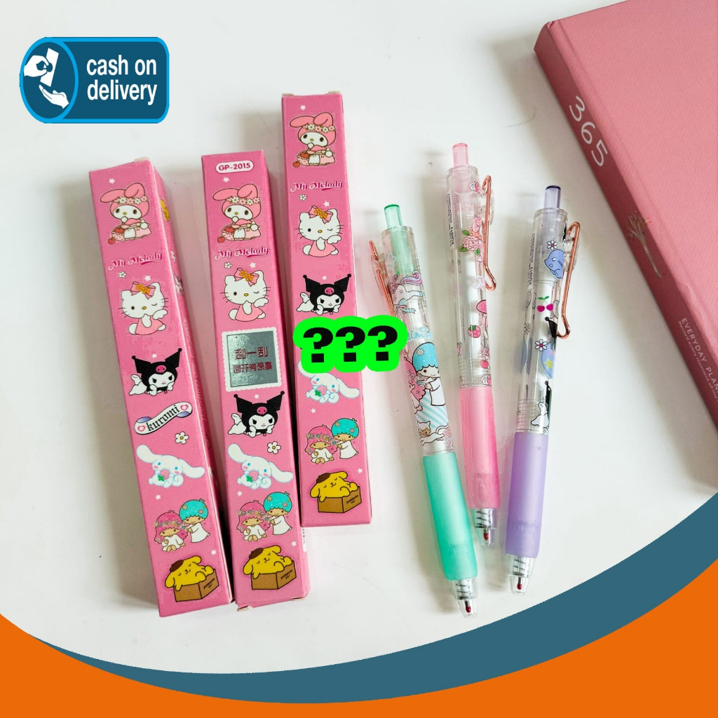 

PULPEN CETEK MISTERI SANRIO MELODY LITTLE STARS PURIN HELLO KITTY KUROMI ALAT TULIS BOLPOIN MISTERY UNIK IMUT MURAH PEN GEL KARAKTER LUCU MURAH PENA