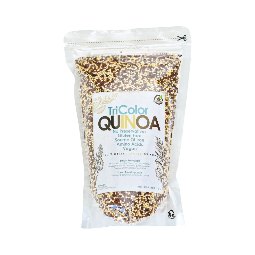 Organic Tri Color Quinoa - 500 Gr