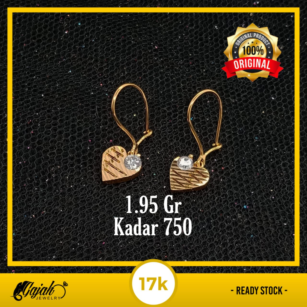 Anting Emas 17K - 1.95 Gr Kadar 750 - 5216