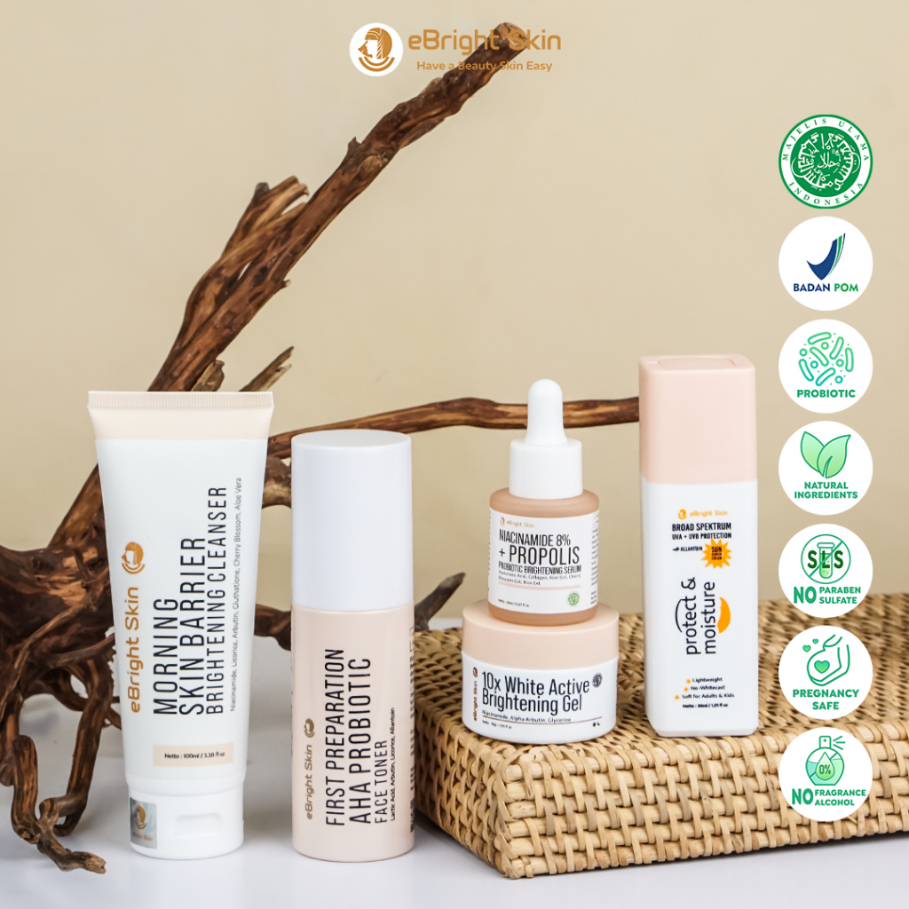 eBright Skin Paket Pencerah Wajah - Whitening Ultimate