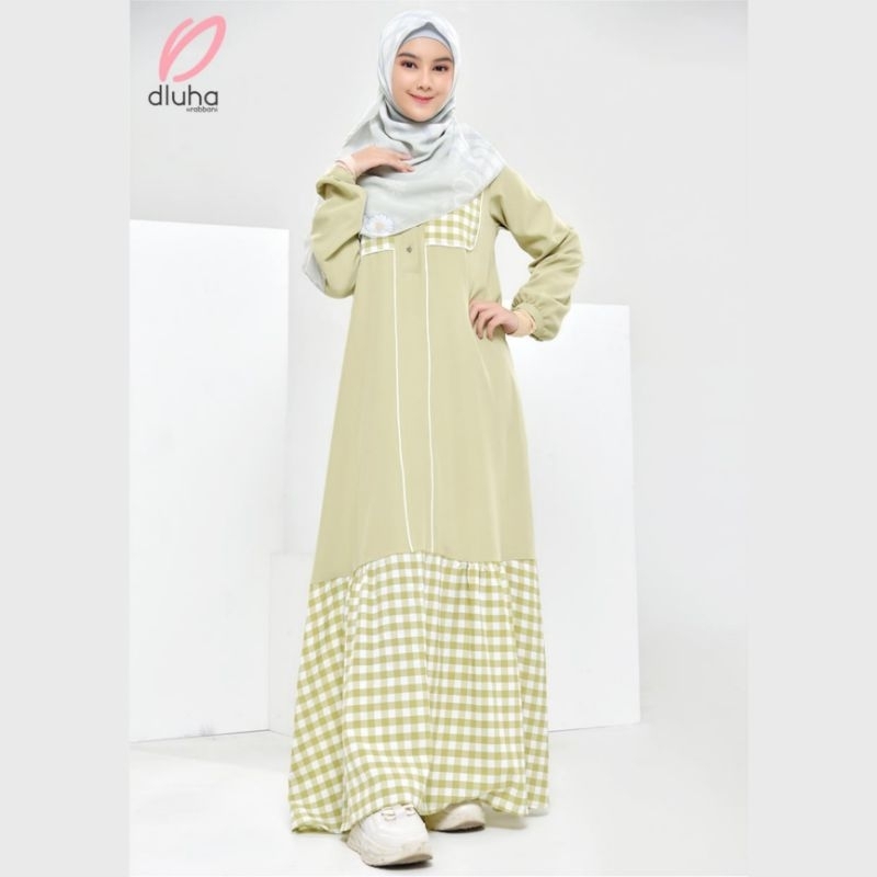 Dluha Is Rabbani- Dresslim Dara Serna- Gamis Wanita Dewasa