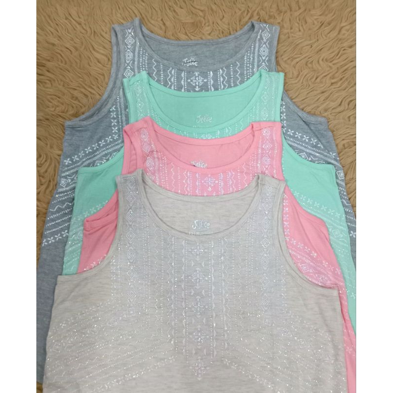 TANKTOP JUSTICE CASUAL MOTIF CANTIK