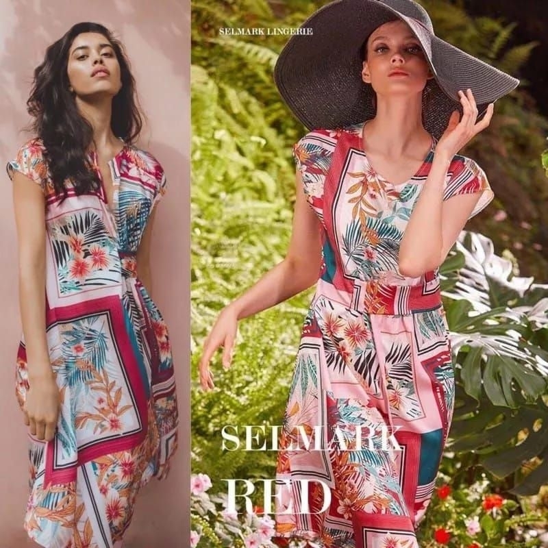 Selmark Loose Flowers Dress