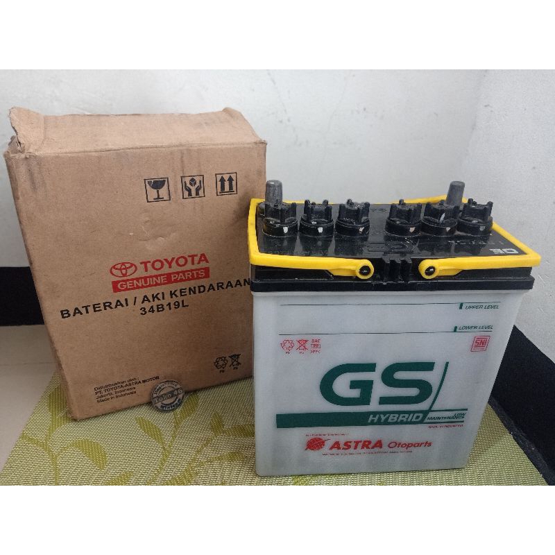 GS Astra Hybird MF 34B19L Accu Aki Mobil