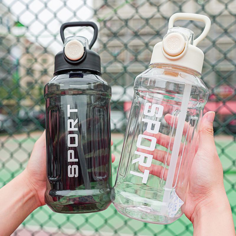 Botol Minum Bening Botol Minum Jumbo Sport HX 743 Kapasitas 1300ml BPA Free