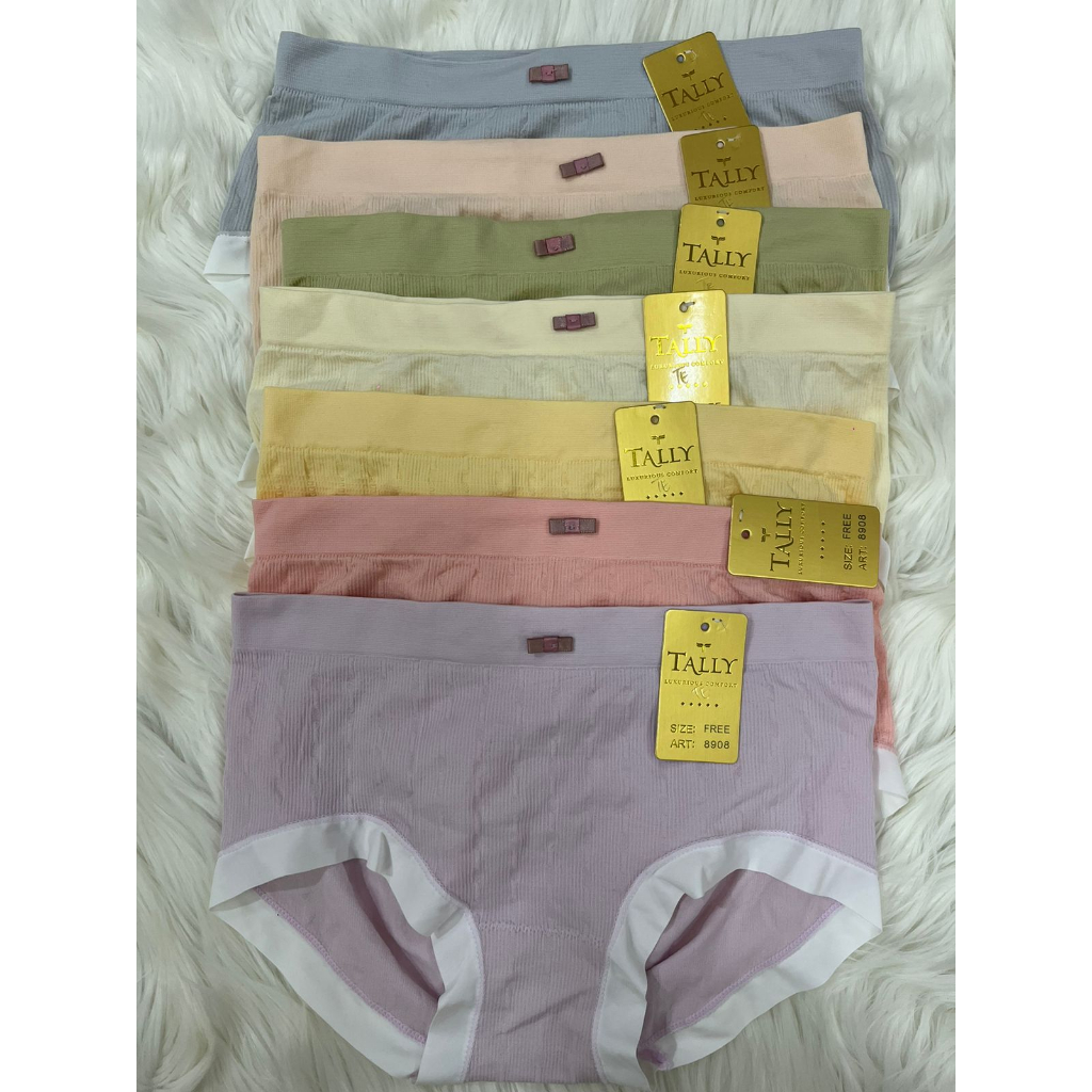 CD 8908 TALLY - TALLY Celana Dalam Wanita Bahan Rajut Stretch Fit to L - XL CD 8908 TALLY 8908 - CD CELANA DALAM WANITA RAJUT / STRETCHABLE SOFT PANTIES