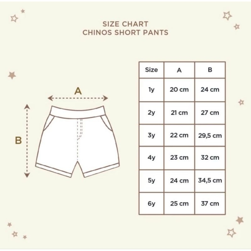 Little Palmerhaus Chinos Cotton Short Pants Seri 5.0 - Celana Pendek Anak