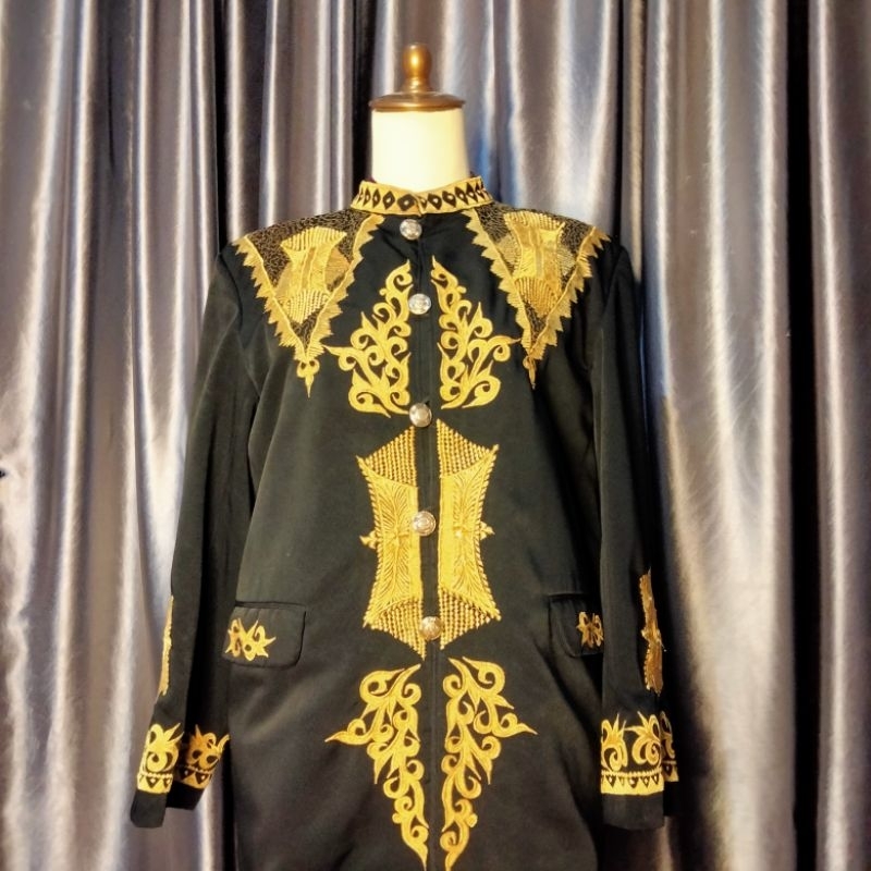 BAJU PENGANTIN ACEH COWOK/BAJU LINTO BARO MOTIF F