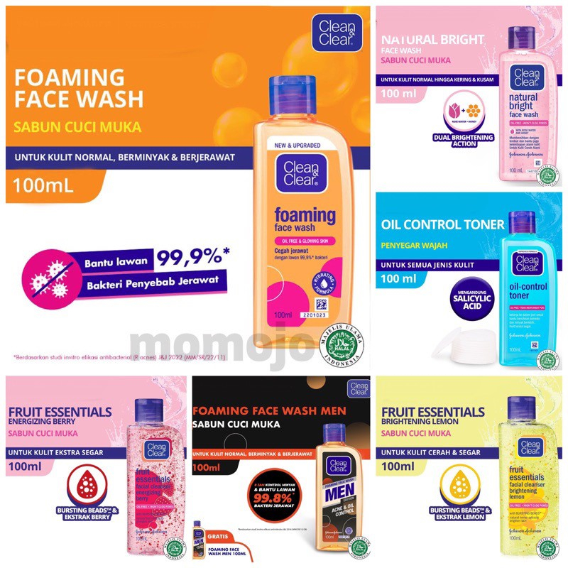 CLEAN &amp; CLEAR Facial Wash Sabun Pembersih Wajah