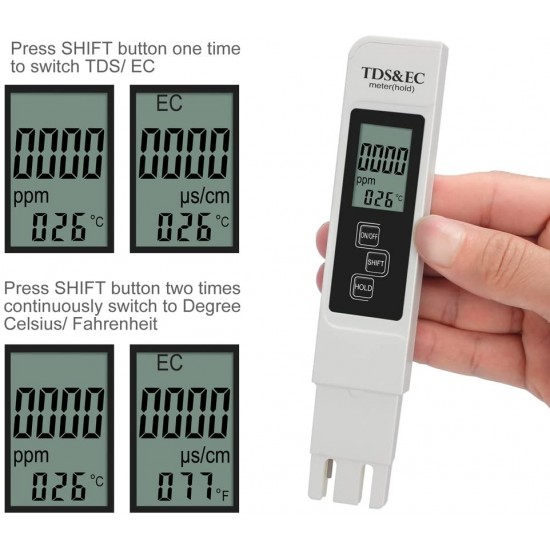 TDS &amp; EC meter Alat Ukur Hidroponik