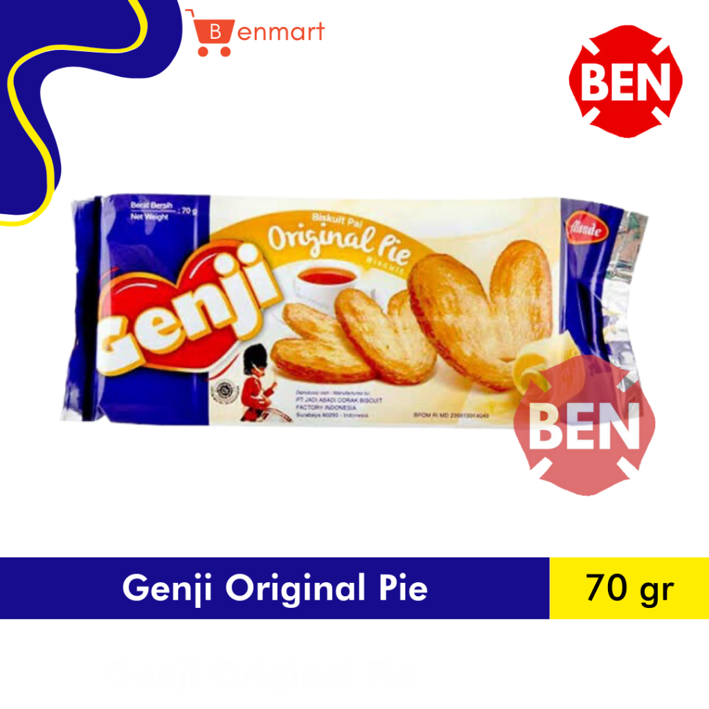 

Monde Genji ORIGINAL Pie 70g 70gr 70 g Biskuit Pai Biscuit Manis Besar