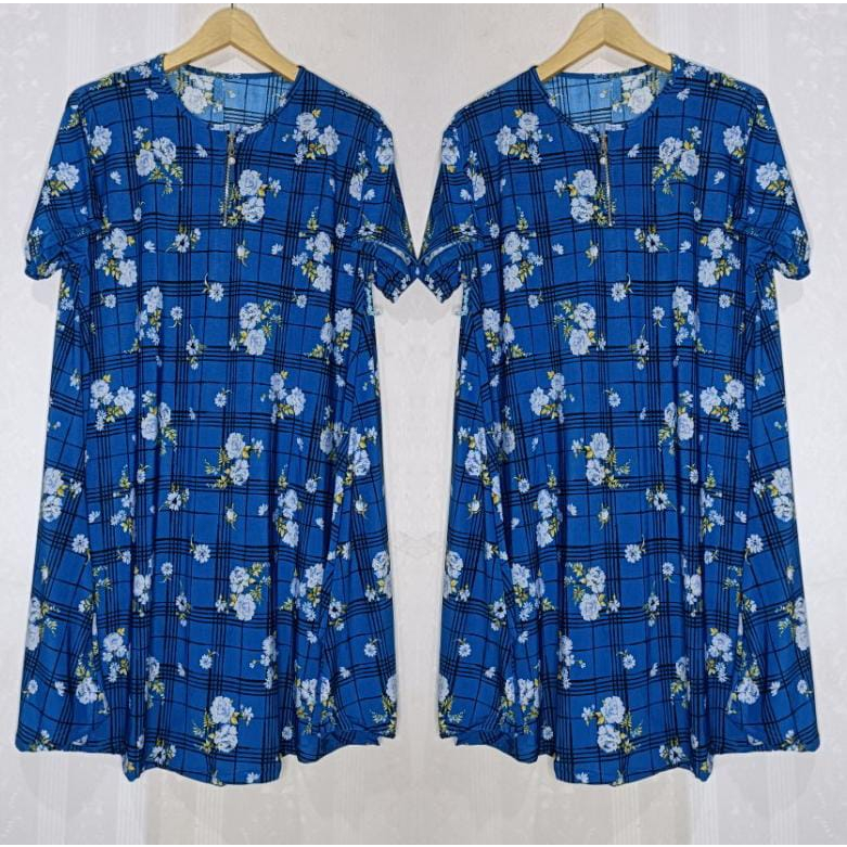 daster chika jersi sepandek/dres Korea murah daster busui ld 120-160