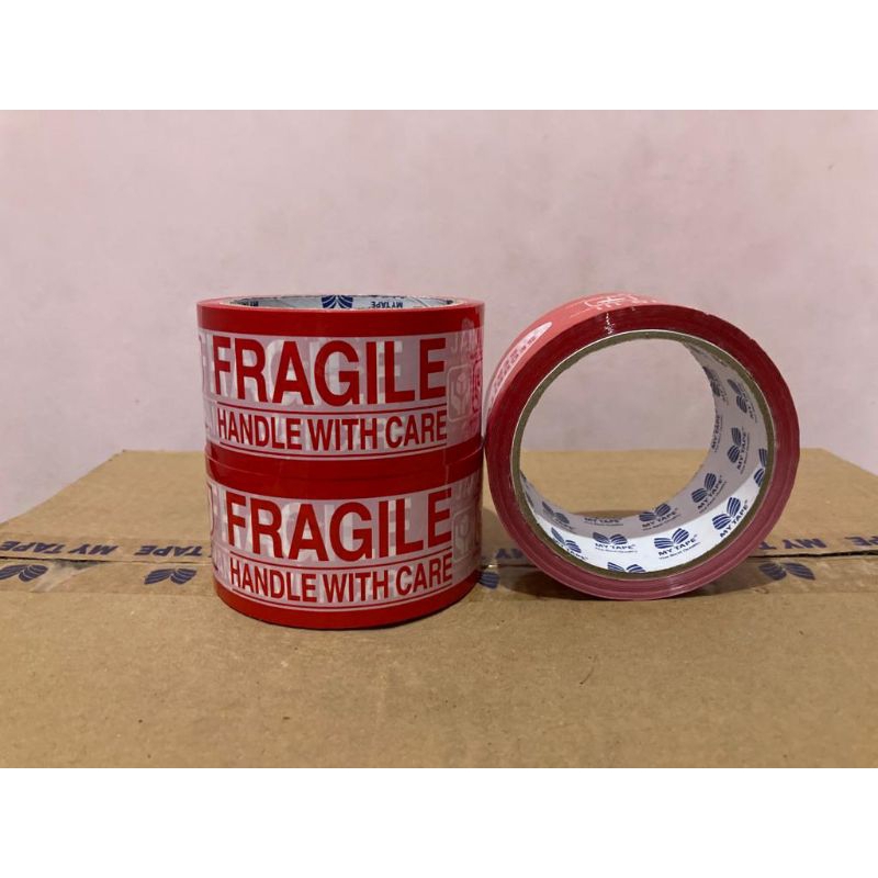 

CS88 Lakban / Isolasi Fragile My Tape 48 Mm x 72 Yard Setara Daimaru