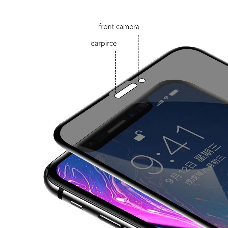 tempered glass anti spy privacy huawei nova 5T huawei P30 lite anti gores kaca tidak bisa di lihat dari samping