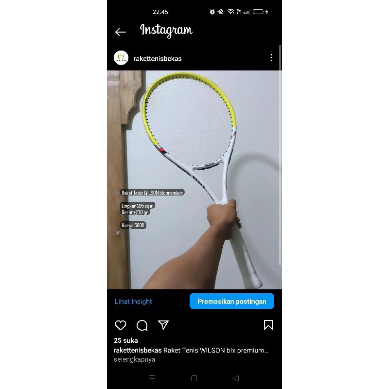 Raket Tenis WILSON blx premium