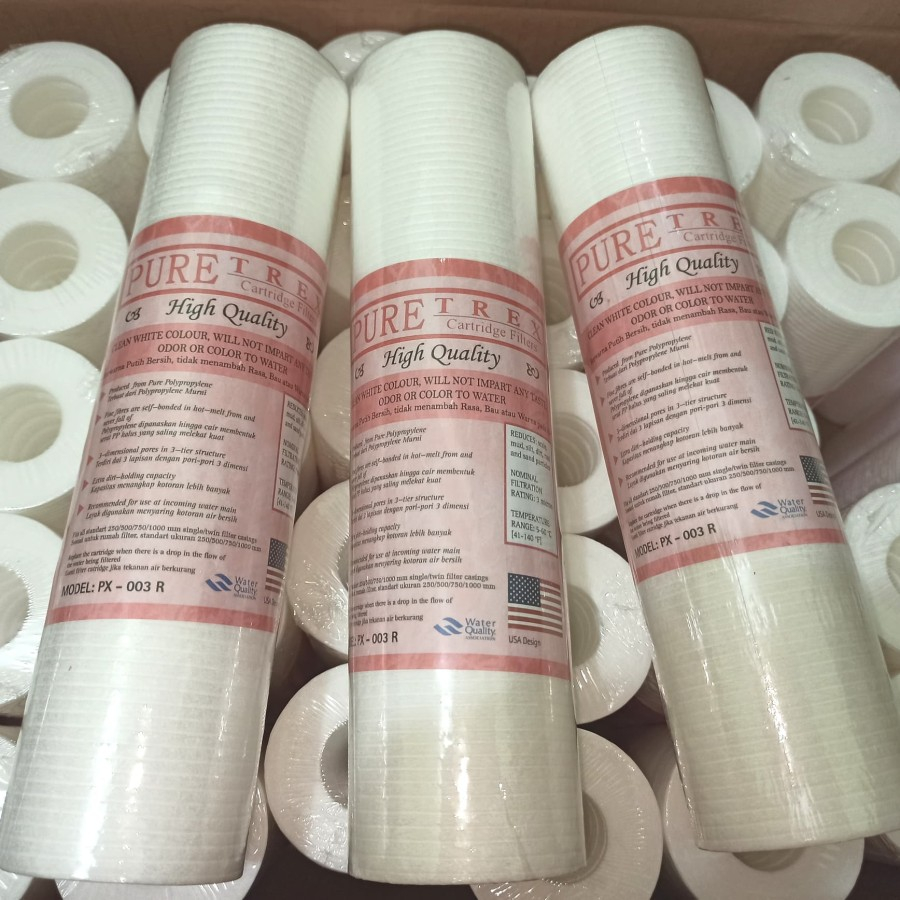 Cartridge Filter Air Puretrex 10 " / Puretrex Water Filter 0.3 Micron