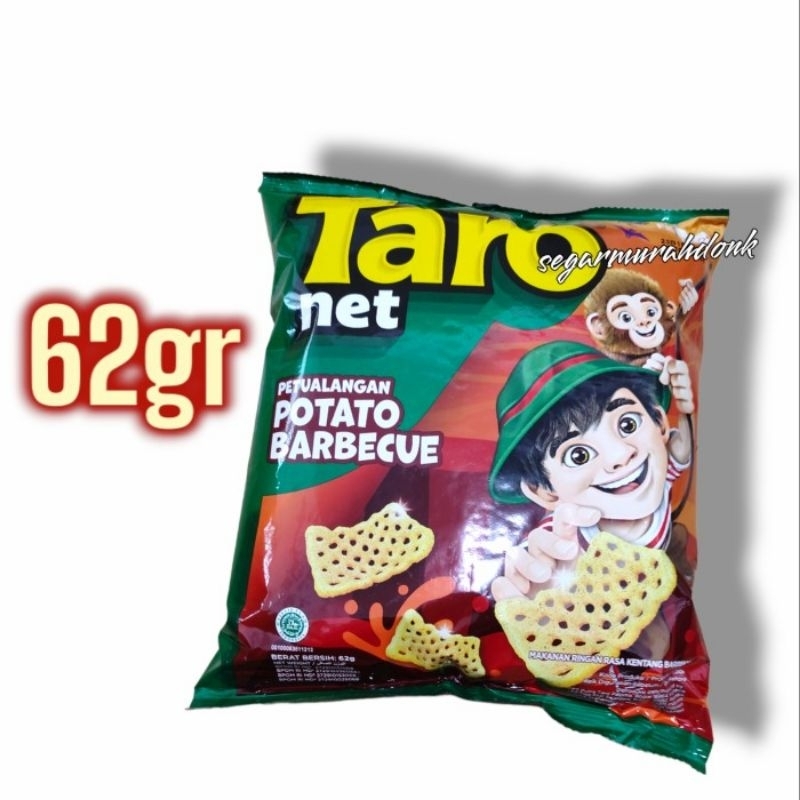 

Taro Net Potato Barbeque 62 gram Rasa Kentang BBQ