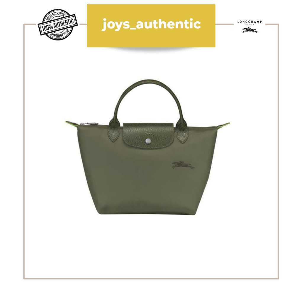 Tas Wanita Longchamp Club Green SSH Small Short Handle Hijau Forest Woman Bag Authentic Original