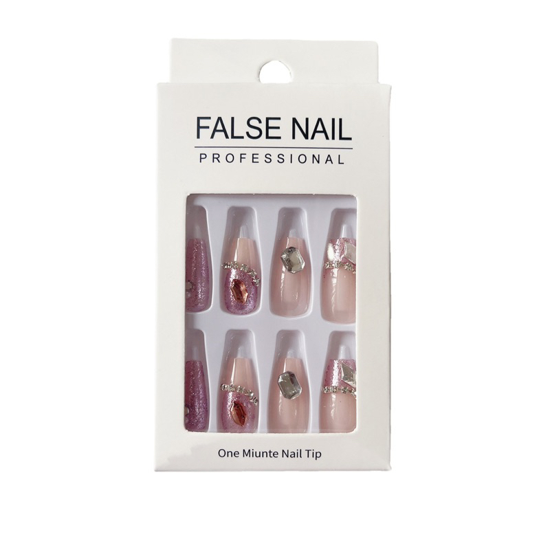Kuku Palsu 【B117，lem sticker】Nikah Wedding False Nailart Pengantin Tangan