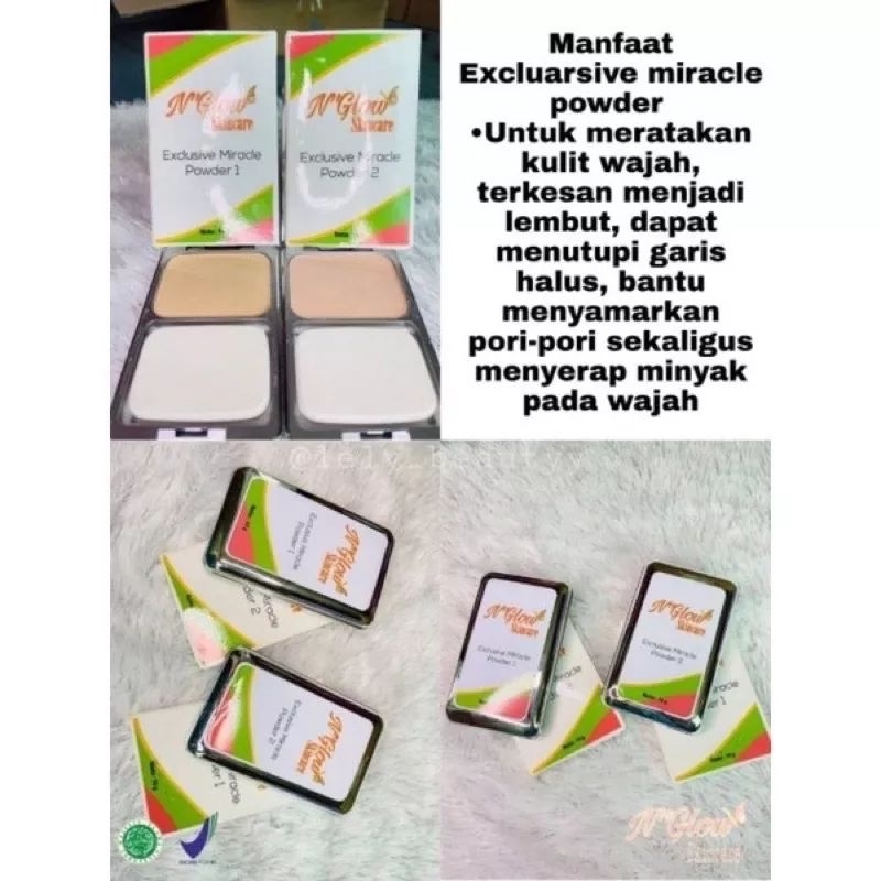 Promo powder n'glow skincare bedak padat