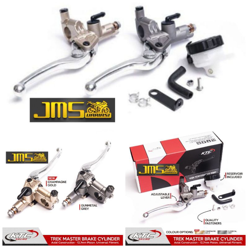 master rem ktc racing original kanan axial trek master terbaru 12.7mm piston universal mio sporty mi