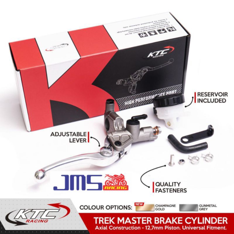 master rem axial kanan ktc racing original trek piston 12,7mm universal Mio M3 mioj soulgt125 beat karbu beat deluxe vario125/150 aerox lexi vixion rxking vega Blade Supra satria fu sonic cbr150 ninja pcx nmax