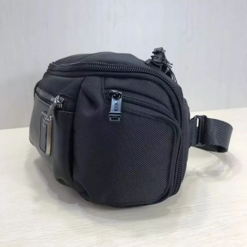 Tas Tumi Selempang Alpha Bravo Kelley  Hitam Black Slempang Bahu Crossbody