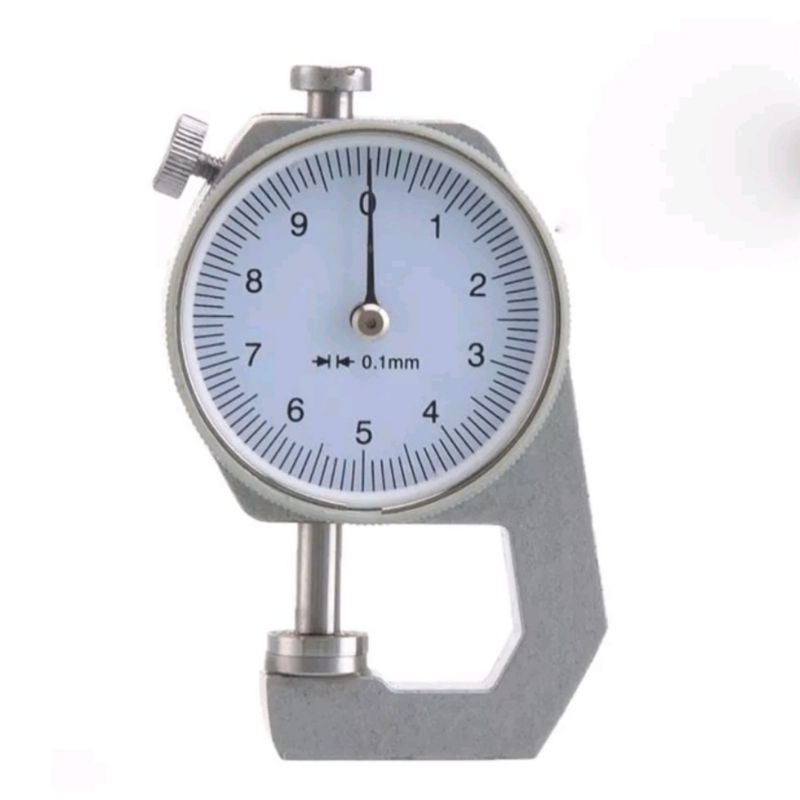 

Alat Ukur Ketebalan dari Tebal Plat - Kertas - Kulit - Kardus - Plastik - Triplek - Thickness Gauge Analog