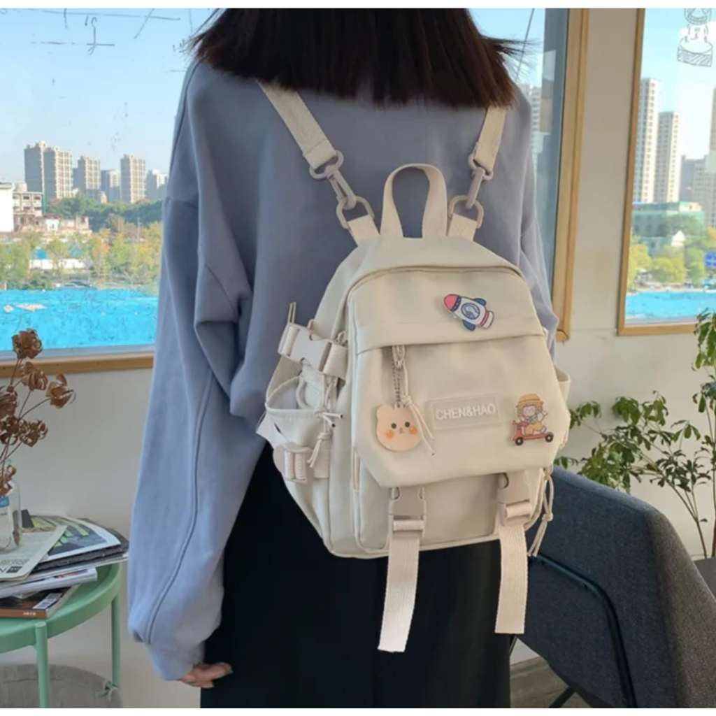 toko agung99 - Tas Ransel Wanita Terbaru 2020 2021 Korea Stylish Keren Murah Import / Selempang Wanita / Tas mini Cewek /
