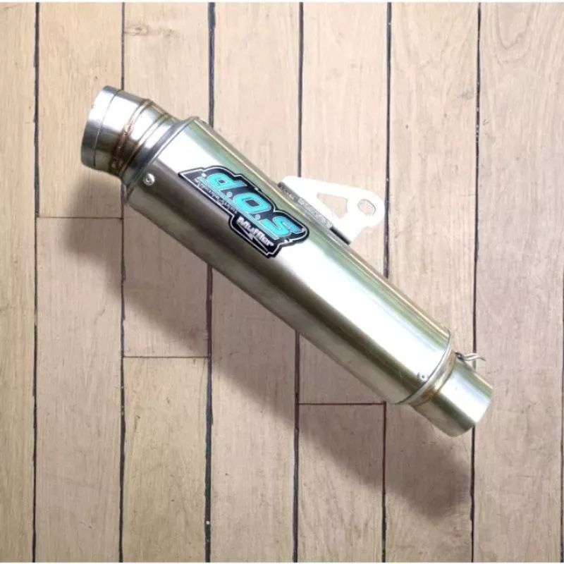 silincer slencer knalpot dos sarangan setengah/separo panjang 25 cm