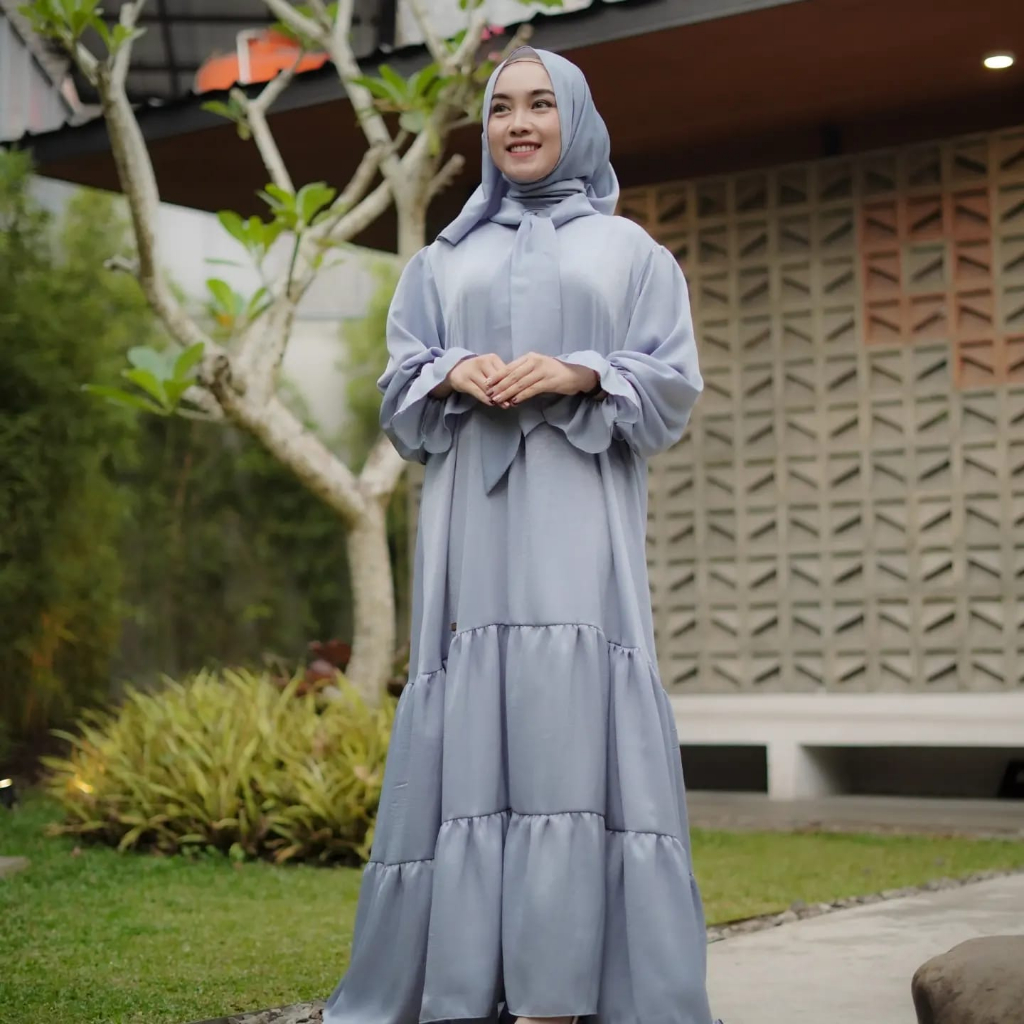 Noora abaya // gamis abaya turkey remaja mewah import terbaru 2023 || baju dress wanita kekinian