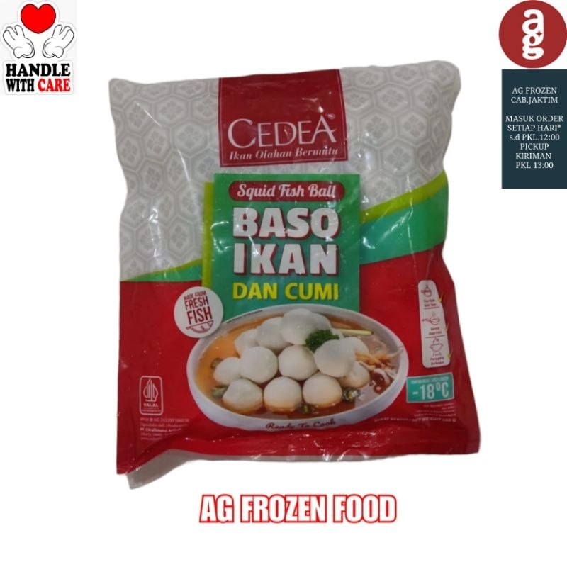 

Cedea Baso Ikan & Cumi 500Gram