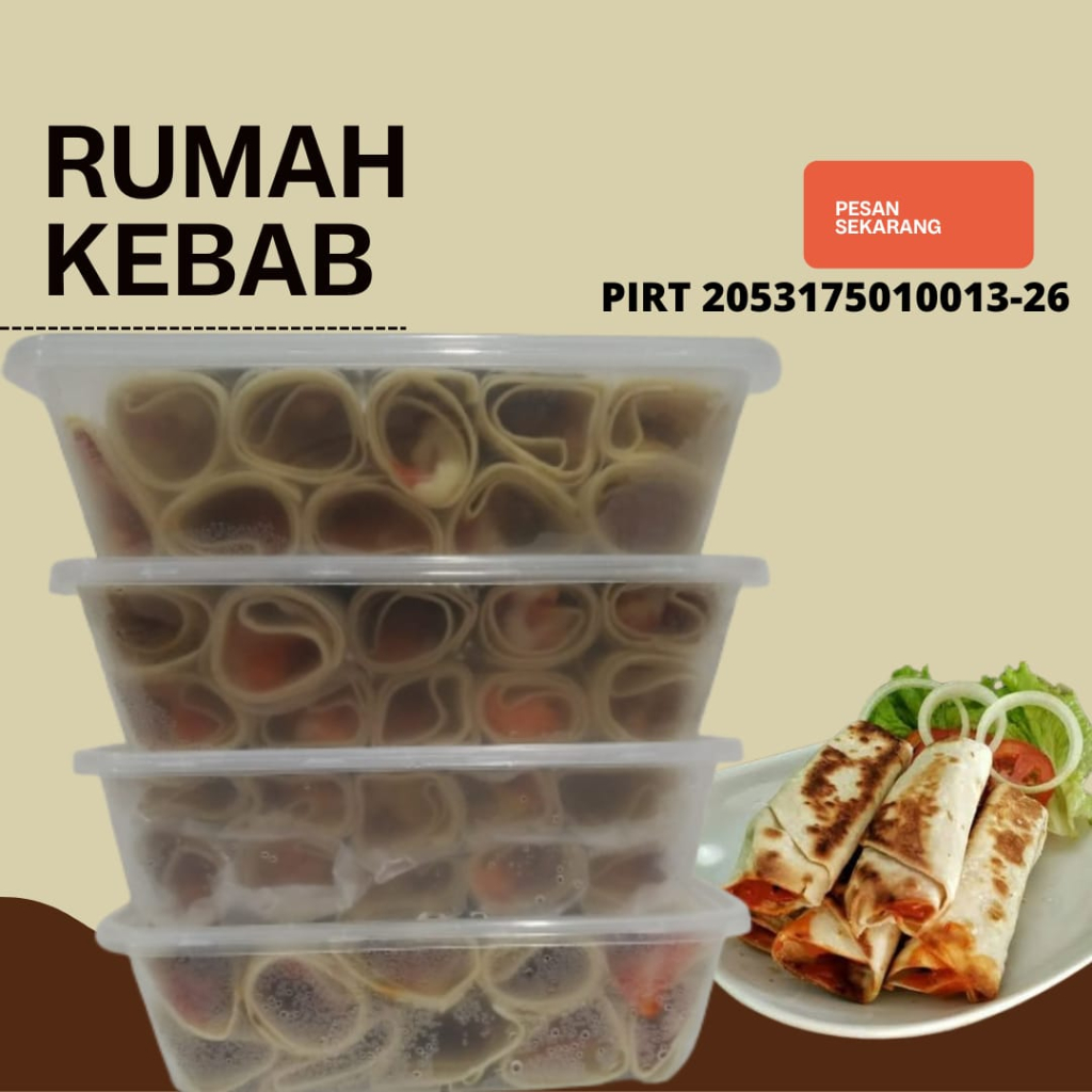 

Kebab Frozen Beef isi 10pcs / Cemilan Keluarga Kebab Mini isi 10PCS