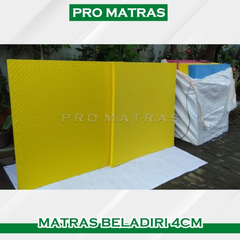 Matras Beladiri puzzle tebal 4cm Pencak Silat, Taekwondo, Karate, Muay Thai, BJJ, MMA Eva foam ( bus