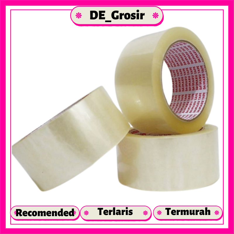 

Lakban Bening Perekat Packing 90 Yard X 48 Mm