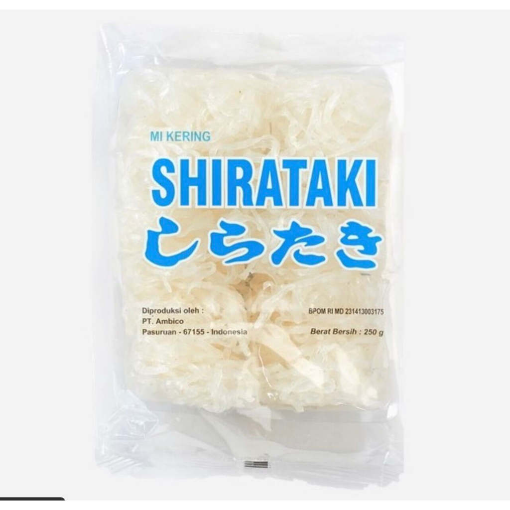 

dry shirataki mie kering shirataki 250gr