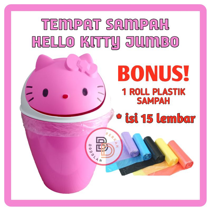 TEMPAT SAMPAH KARAKTER - TEMPAT SAMPAH HELLO KITTY - TEMPAT SAMPAH LUCU - TEMPAT SAMPAH PANDA