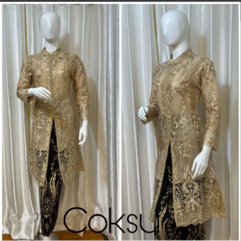 KEBAYA MODERN BRUKAT PAYET.WISUDA//KONDANGAN//KEBAYA TUNIK TUNIK MODERN//KEBAYA TUNIK TERLARIS//KEBAYA BRUKAT TILE