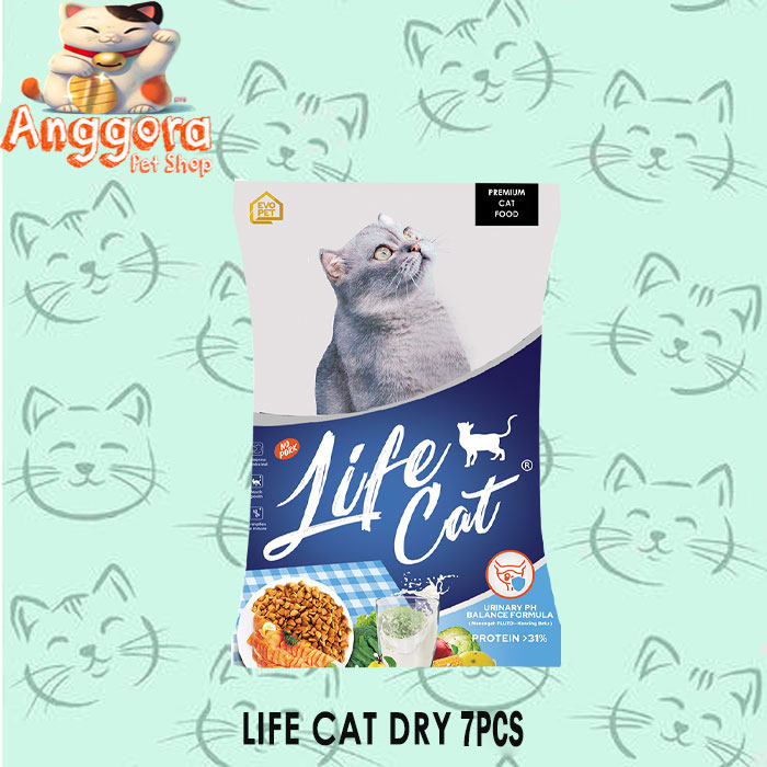 Makanan Kucing kering LIFE CAT DRY 7kg ( GRAB GOSEND )