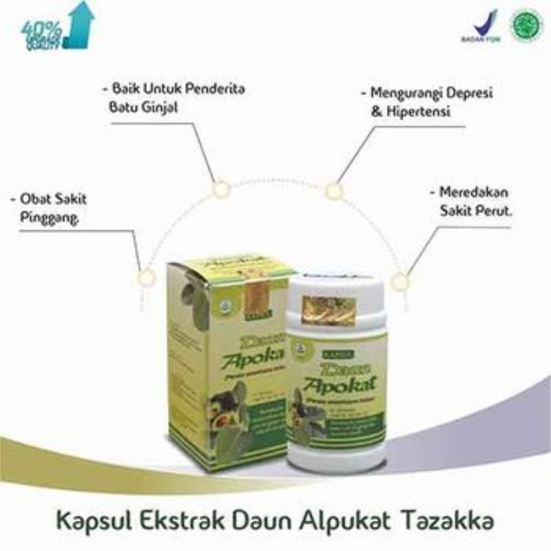 

Daun Alpukat 60 kapsul Tazakka