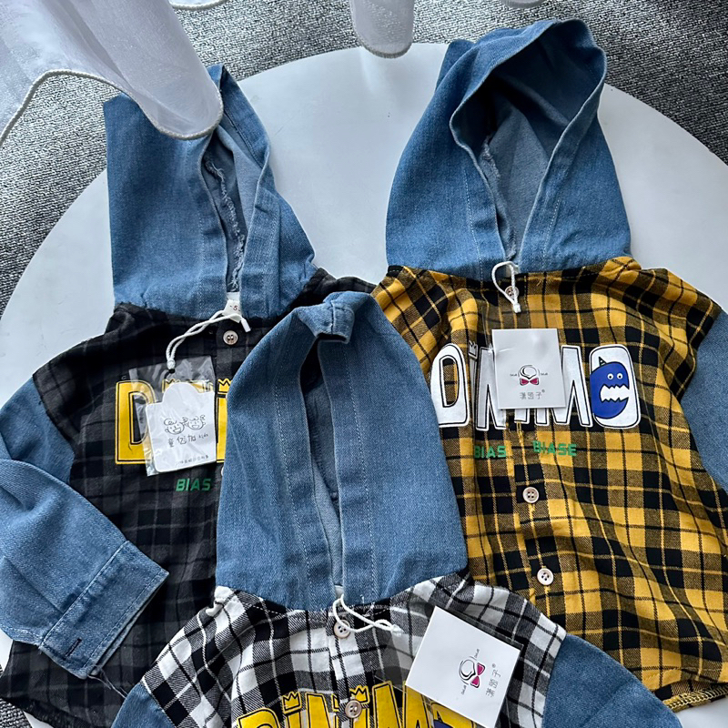 flanel hoodie shirt jeans | kemeja hoodie anak cowok