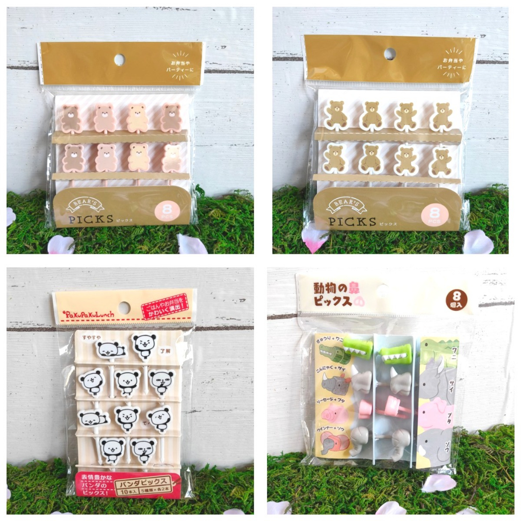 Daiso Tusukan Bento Tusuk Buah Food Pick Bentuk Panda
