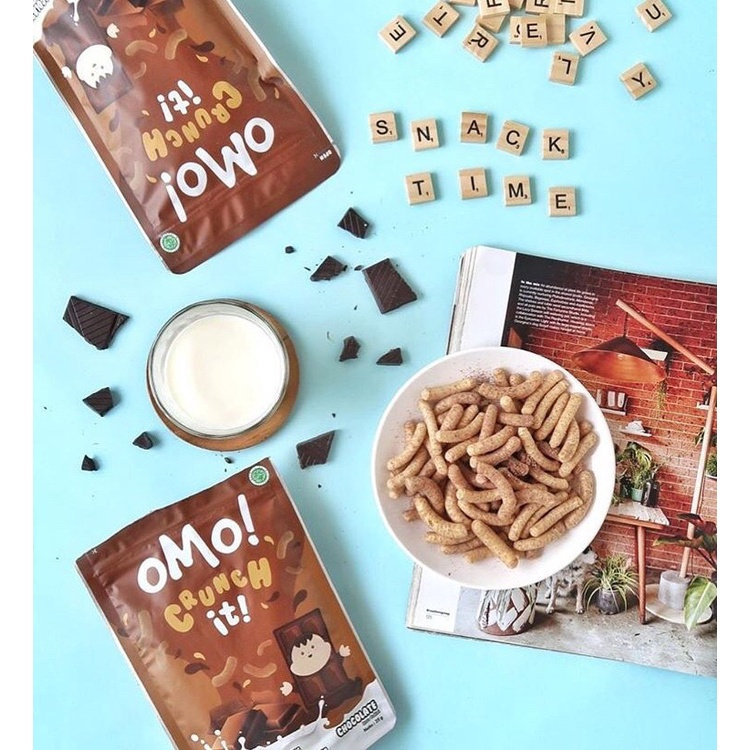 OMO Snack Crunch It 25g - Snack Sehat Bayi - Cemilan Anak - Omo! Healthy Snack