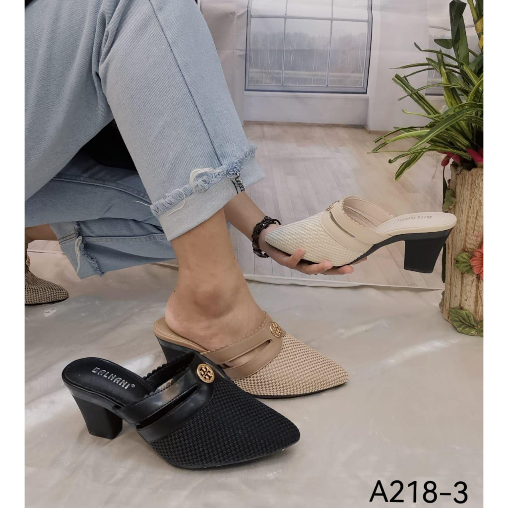 A218-3 sandal hak wanita balnani import