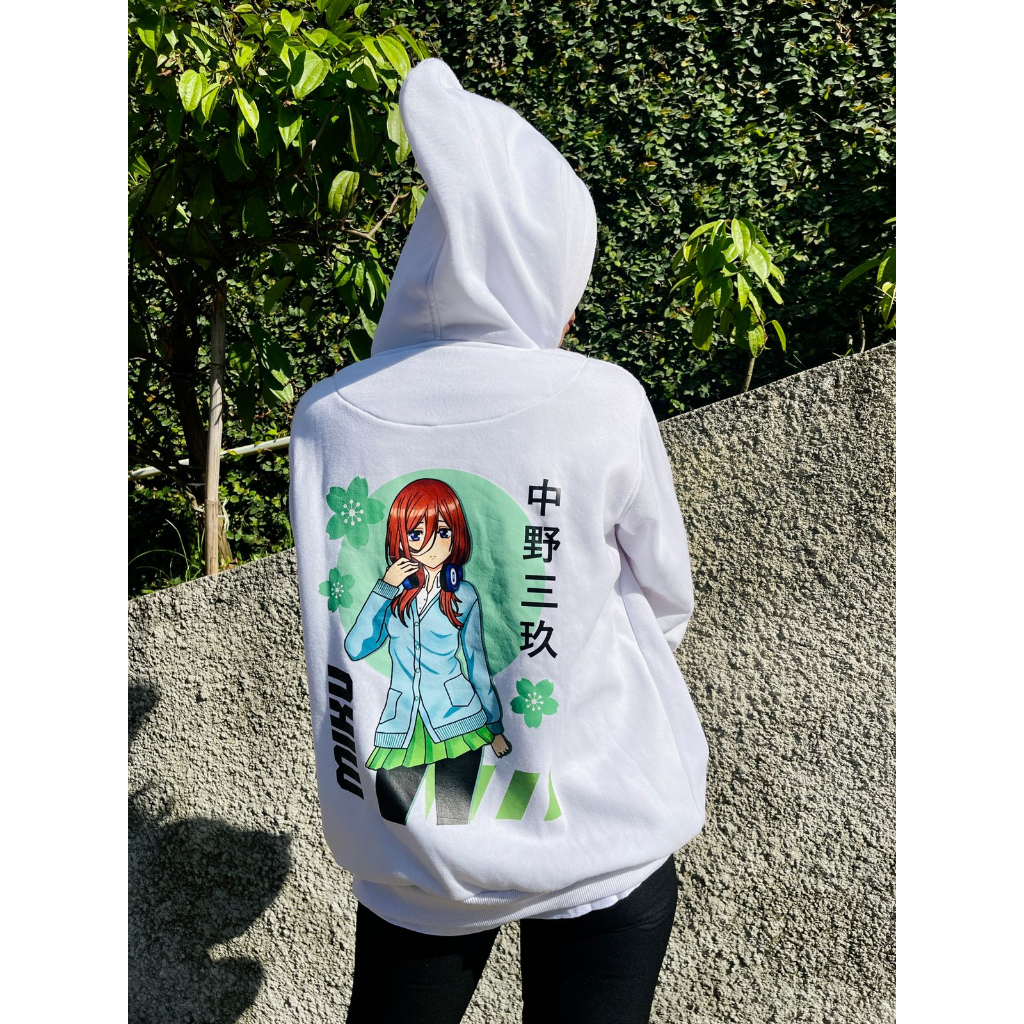 Hoodie Miku Nakano The Quintessential Quintuplets Premium Fleece