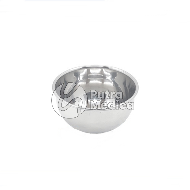 Marwa Iodine Cup 6cm Stainless / Galipot Round / Kom Alkohol Betadine / Bowl Medis