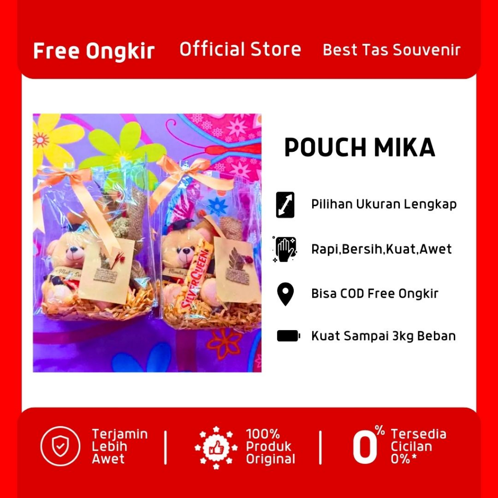 PREMIUM Hampers Gift bisa di isi Bunga Boneka Tas Transparan/Kado Wisuda/Kado Ulang Tahun